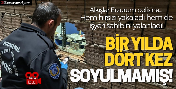 Polis hem hırsızı yakaladı, hem de işyeri sahibini yalanladı