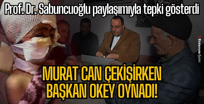 Profesör Sabuncuoğlu o fotoğrafa tepki gösterdi!
