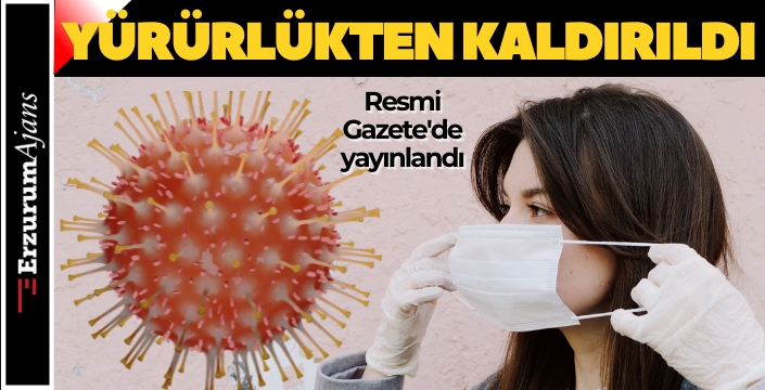 Resmi Gazete'de yayımlandı