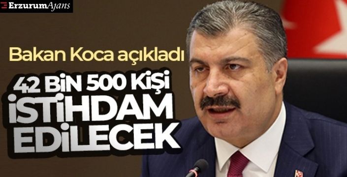 Sağlık Bakanlığı'nda 42 bin 500 kişi istihdam edilecek