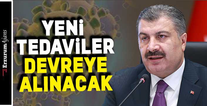 Salgın kontrolünde yeni tedaviler devreye alınacak