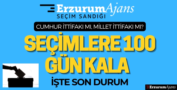 Seçimlere 100 gün kala Erzurum'da son durum