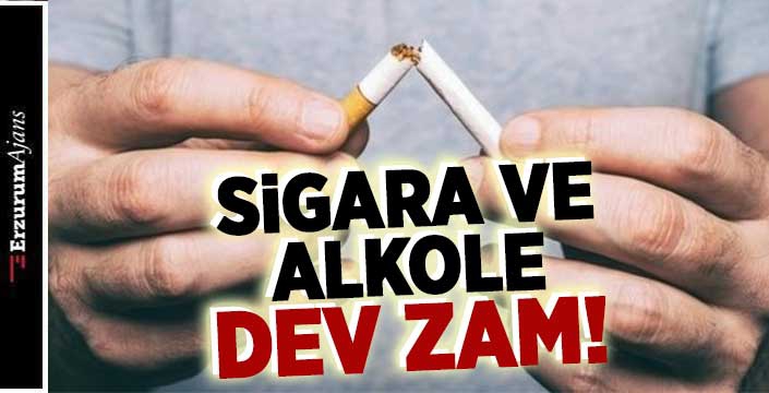 Sigara ve alkol ÖTV'sine zam!