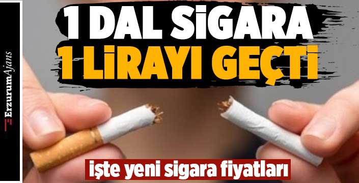 Sigaraya zam geldi!