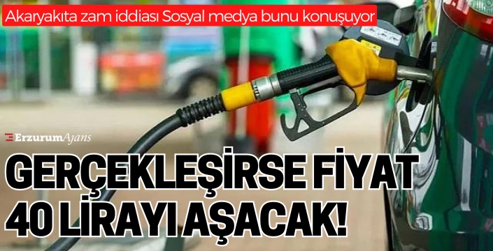 Sosyal medya bunu konuşuyor! Akaryakıta zam mı geliyor!