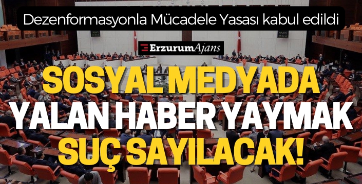 Sosyal medya yasa teklifi olarak bilinen teklif yasalaştı