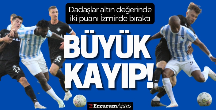 Spor Toto 1. Lig: Altay: 1 - Erzurumspor FK: 1