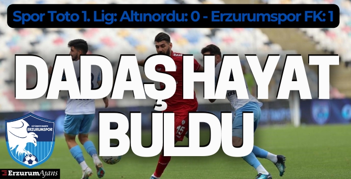 Spor Toto 1. Lig: Altınordu: 0 - Erzurumspor FK: 1
