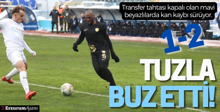 Spor Toto 1. Lig: Erzurumspor FK: 1 - Tuzlaspor: 2