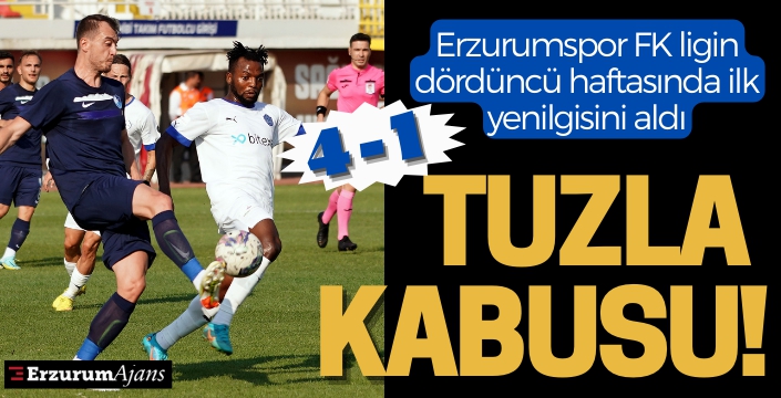 Spor Toto 1. Lig: Tuzlaspor: 4 - Erzurumspor FK: 1