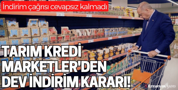 Tarım Kredi'den indirim çağrısına destek