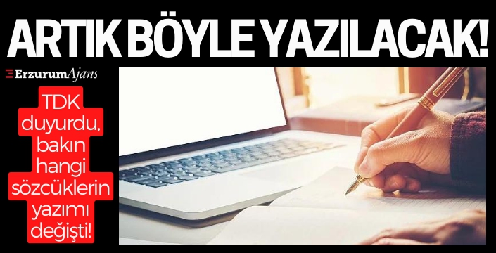 TDK, bazı sözcüklerin yazımında değişiklik yaptı