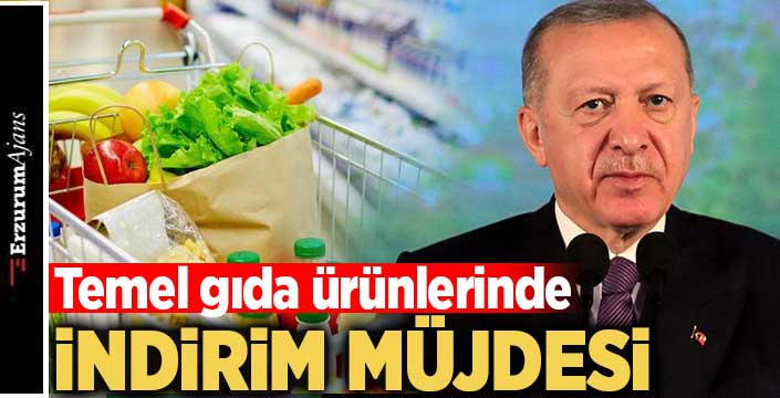 Temel gıda ürünlerinde yüzde 8 KDV oranı indirildi