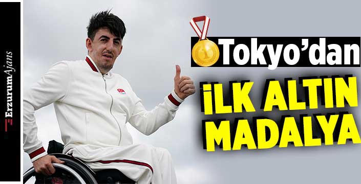 Tokyo'da ilk altın madalya Abdullah Öztürk'ten