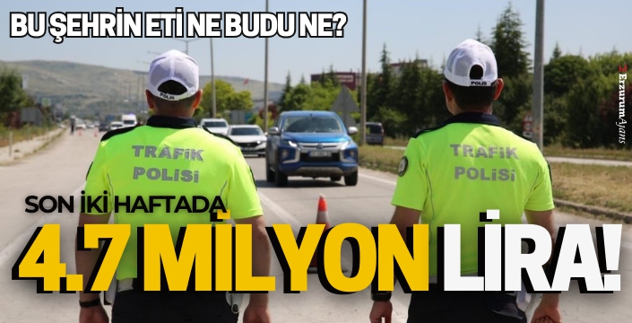 Trafik polisleri affetmiyor: Bir haftada 1.7 milyon lira ceza kestiler