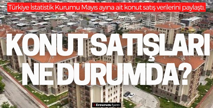 TÜİK açıkladı! Erzurum'da kaç konut satıldı?