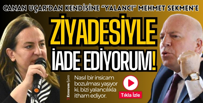 Uçar: Büyükşehir Belediyesi'nin borçlu olduğunu bir tek benden mi duydunuz? 