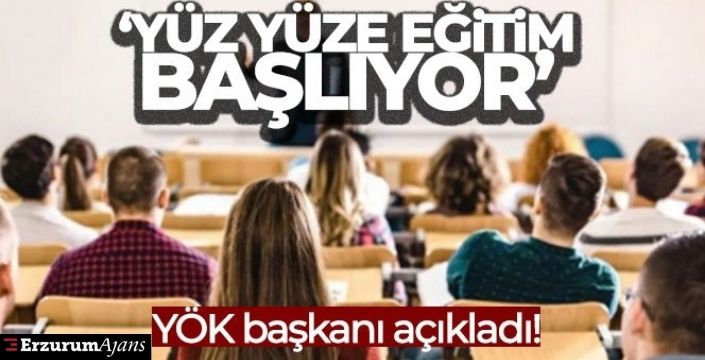 Üniversitelerde yüz yüze eğitim 3 Nisan'da başlıyor