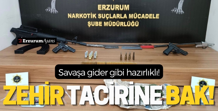 Uyuşturucu satıcısının evinden çıktı!