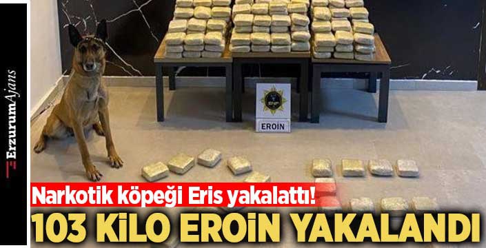 Valiz içinde 103 kilo 550 gram eroin ele geçirildi