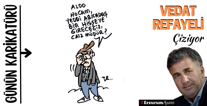 Vedat Refayeli çiziyor
