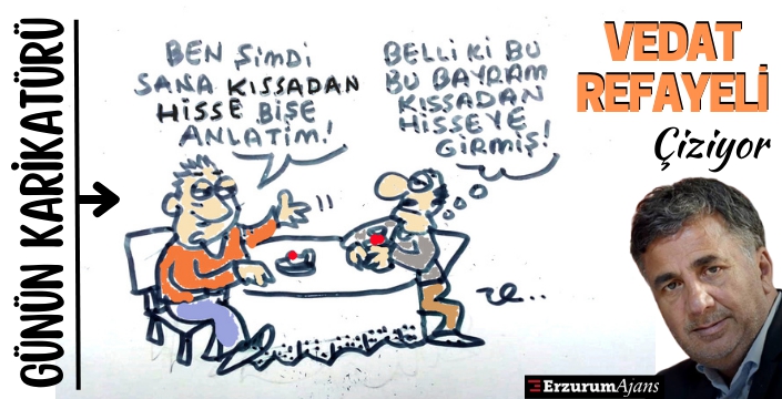 Vedat Refayeli çiziyor