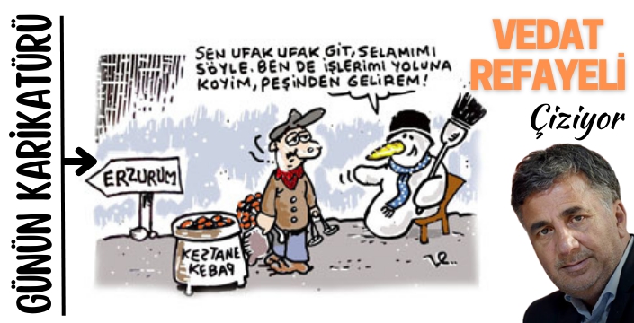 Vedat Refayeli çiziyor