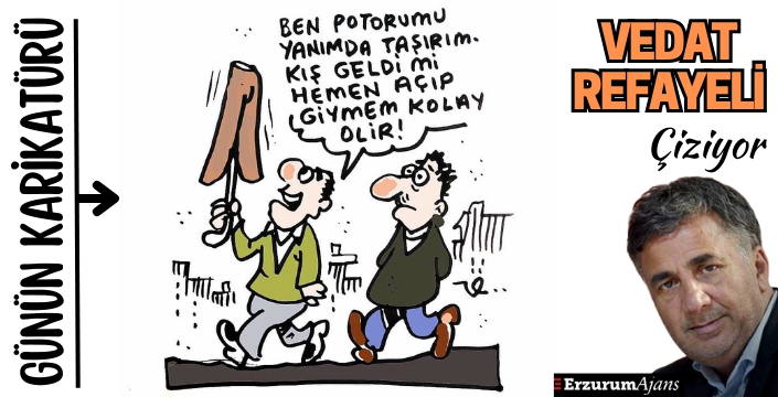 Vedat Refayeli çiziyor