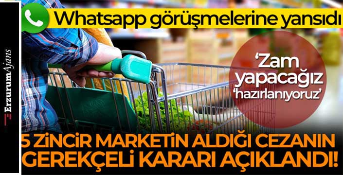 Verilen cezanın gerekçesi, Whatsapp yazışması çıktı