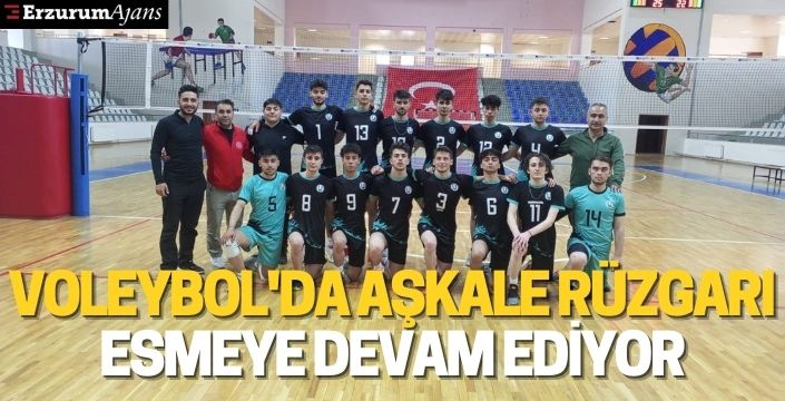 Voleybol'da Aşkale rüzgarı esmeye devam ediyor