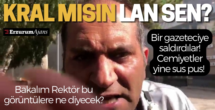 Yangın sırasında İHA muhabirine saldırı: Kral mısın lan sen?