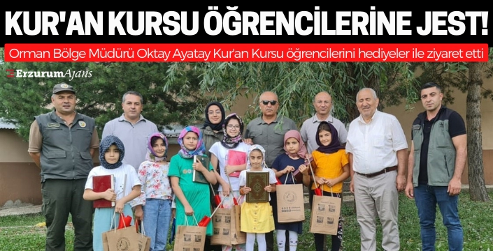 Yaz Kur'an Kursu Öğrencileri Hediyelerle Sevindirildi