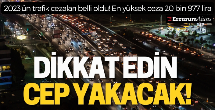 Yeni yılda trafik cezaları belli oldu! İşte ceza miktarları...