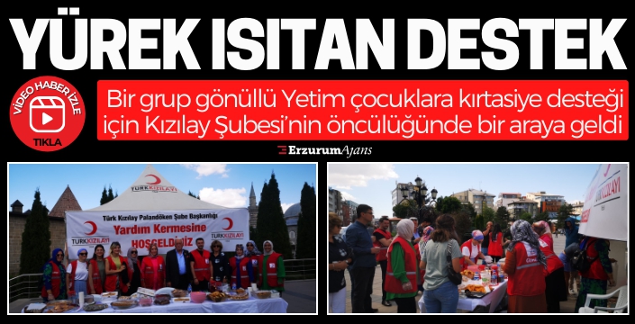 Yetim çocuklara kırtasiye desteği için buluştular